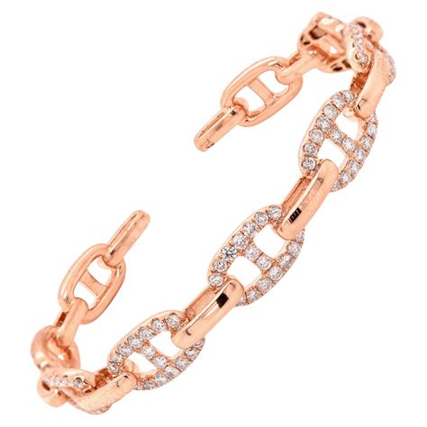 rose gold gucci link bracelet